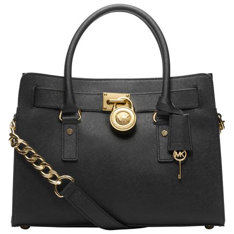 michael kors soft black leather handbag|michael kors leather satchel handbags.